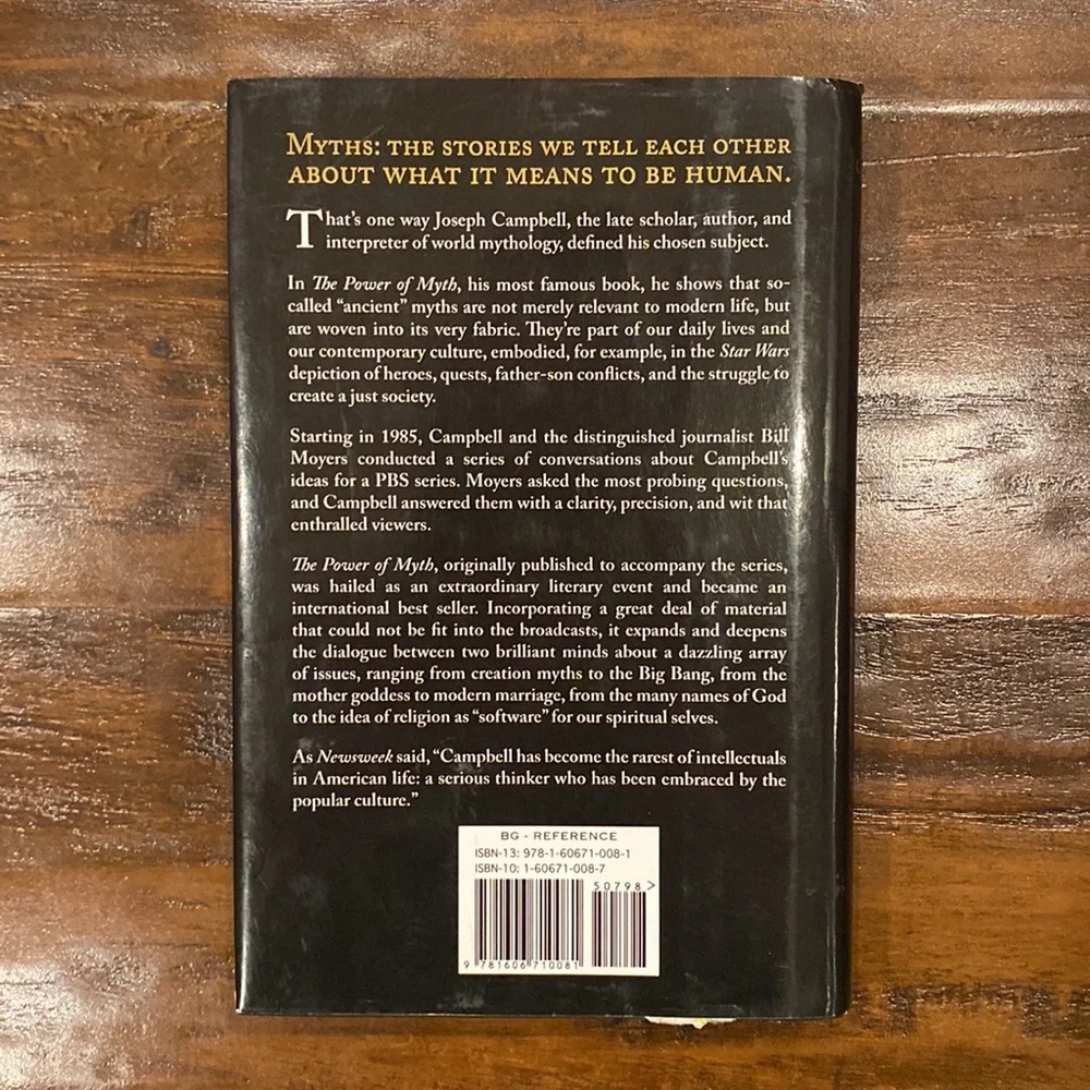 NATIONAL BESTSELLER -The Power of Myth by Joseph Campbell - Picture 2 of 7